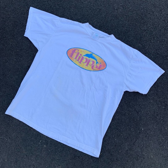 VTG 90s Flipper Dolphin Movie Winterland Shirt XL - Picture 1 of 5